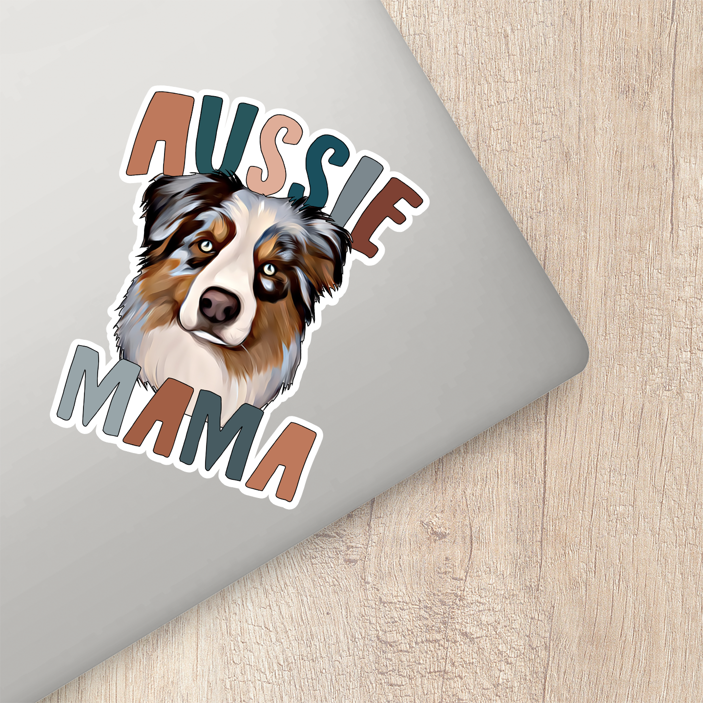 Aussie Shepherd Mama Sticker