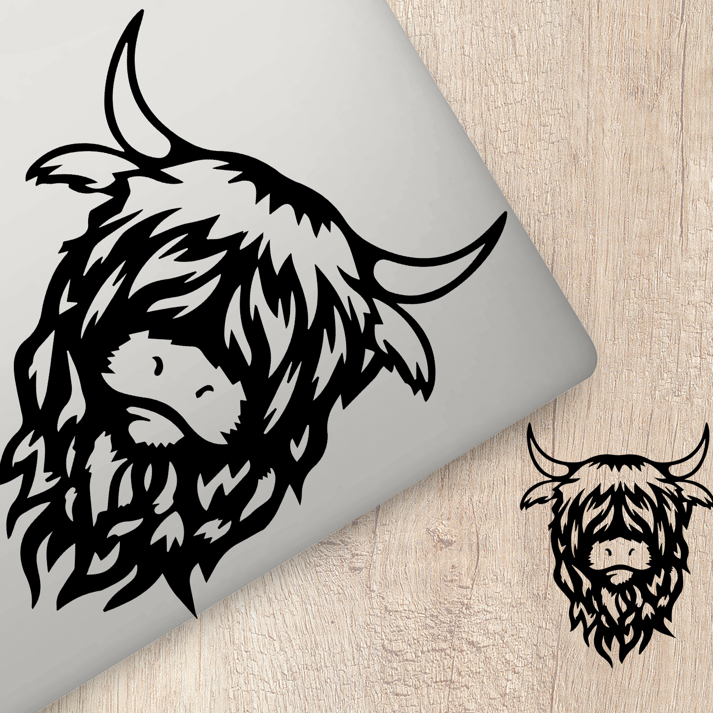 Highland Cow Sticker