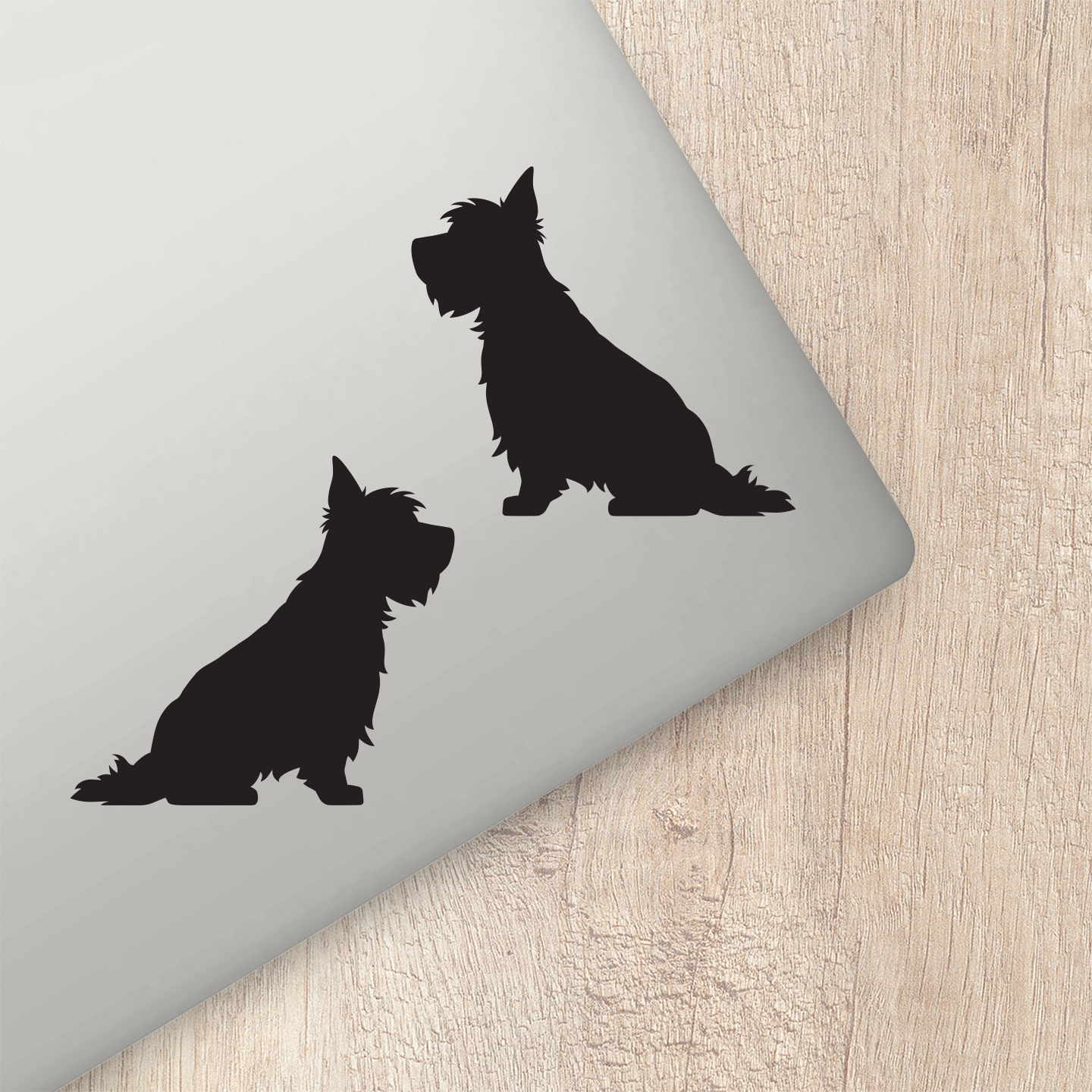 Yorkshire Terrier Silhouette Stickers