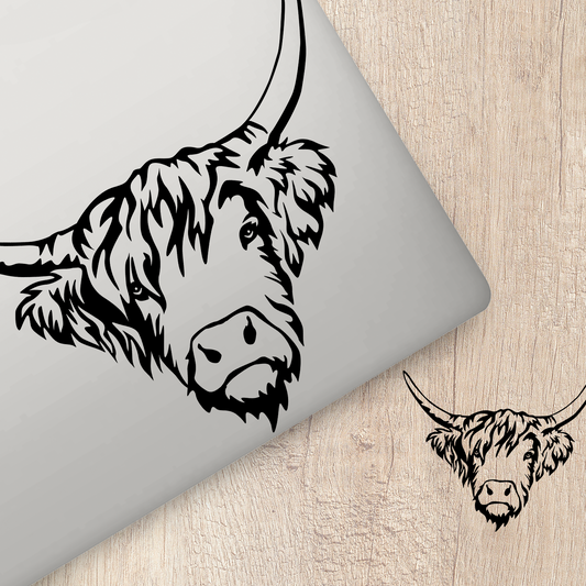 Highland Cow Sticker