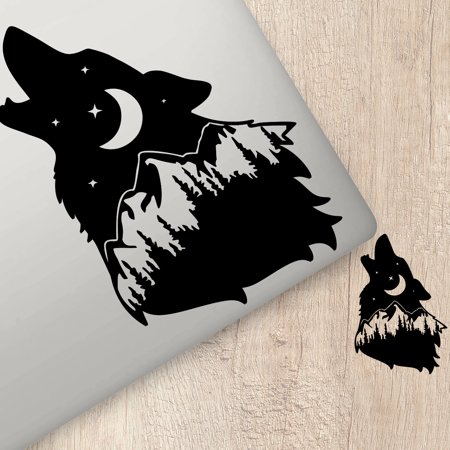 Wolf Forest Sticker