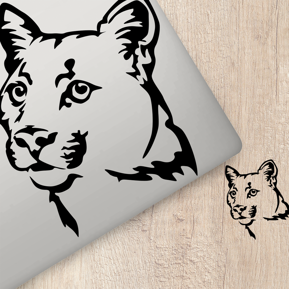 Cougar Sticker | Animal Stickers For Cars Australia – Pet Stickers ...
