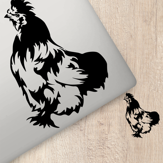 Silkie Chicken Sticker