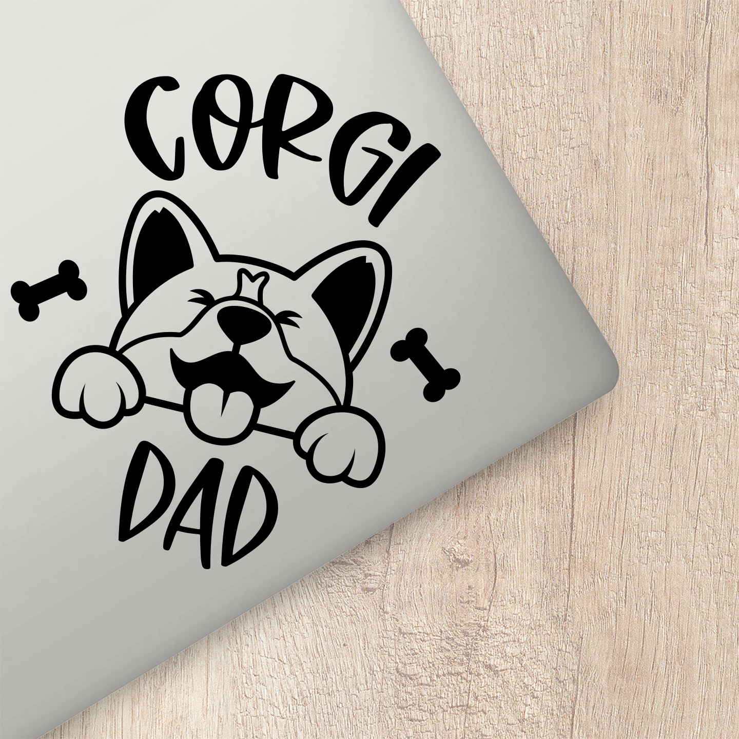 Corgi Dad Sticker