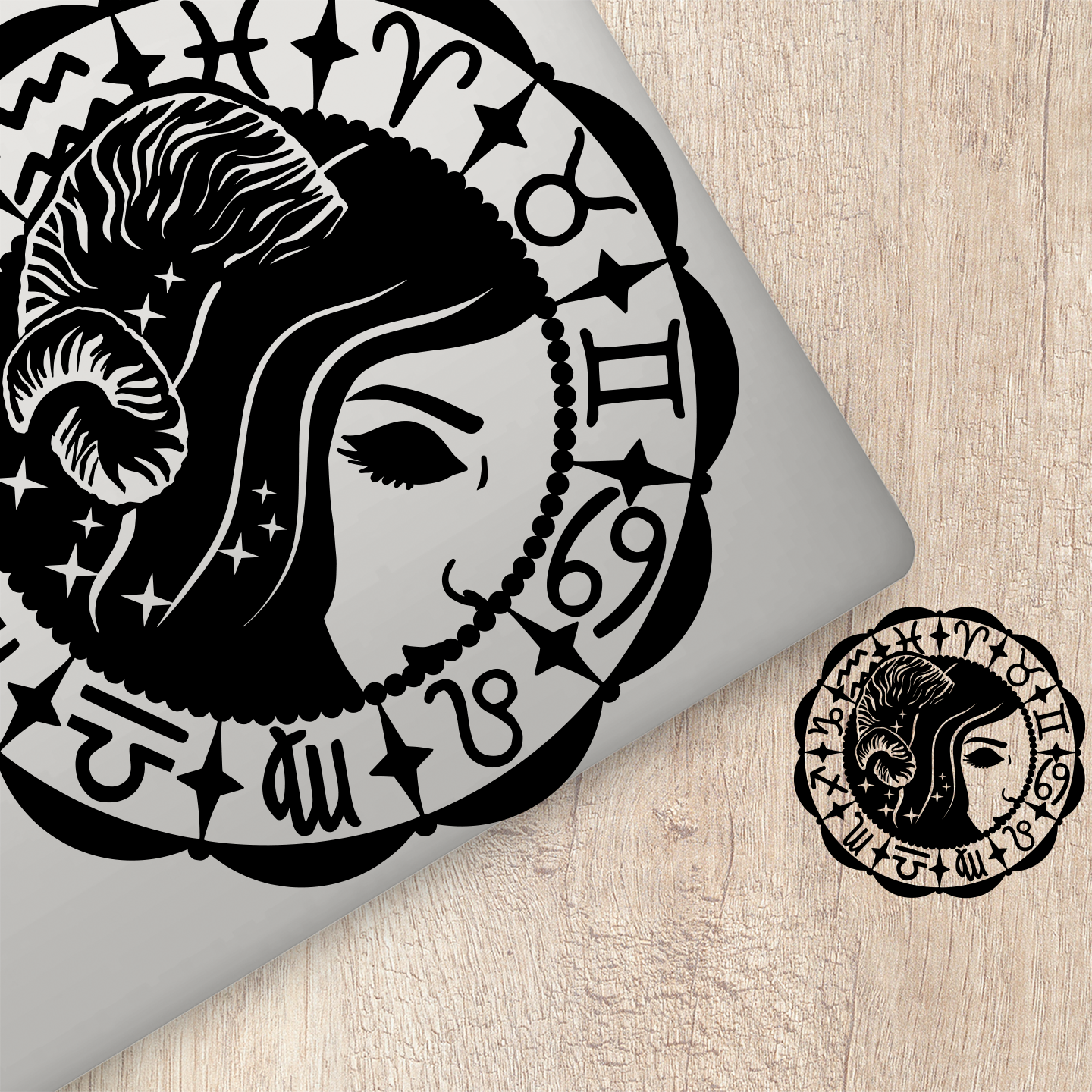 Aries Zodiac Sticker