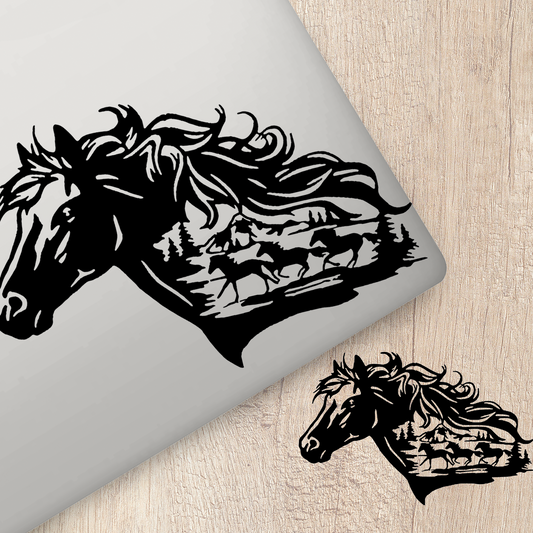 Wild Horses Sticker