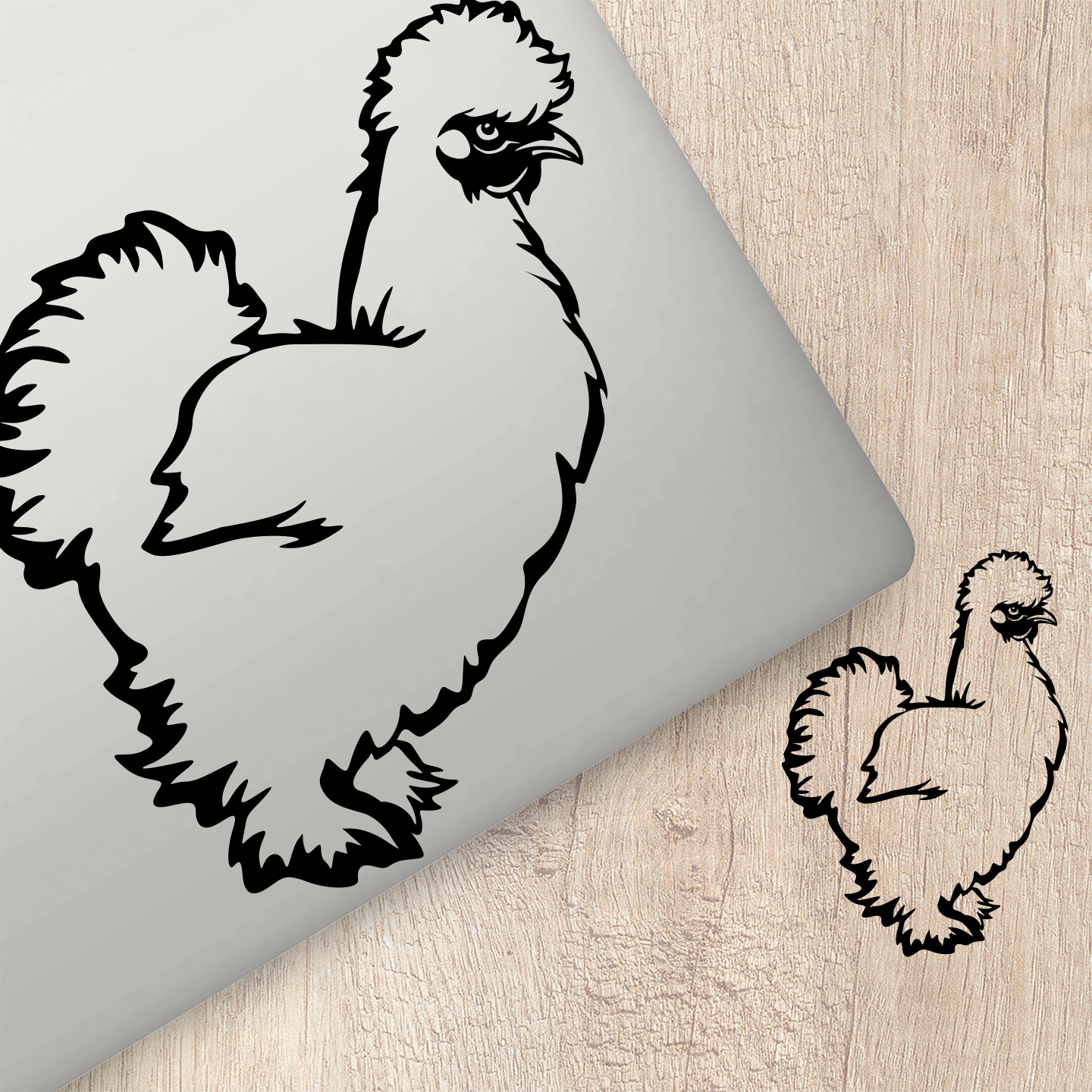 Silkie Chicken Sticker