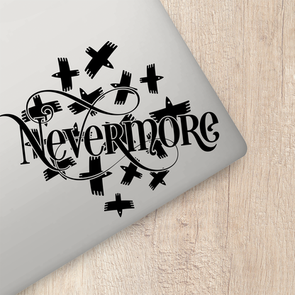 Nevermore Raven Sticker