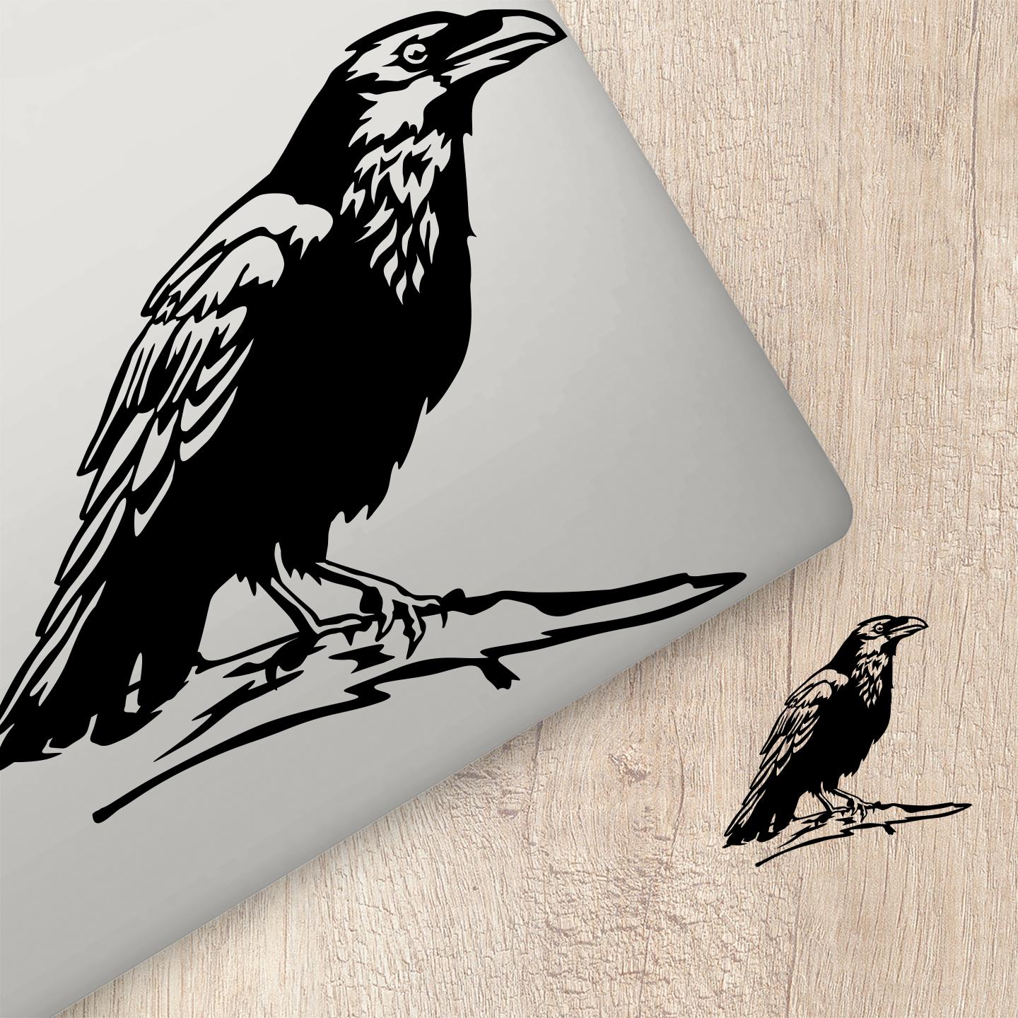 Black Raven Sticker | Pagan Stickers For Cars Australia – Pet Stickers ...
