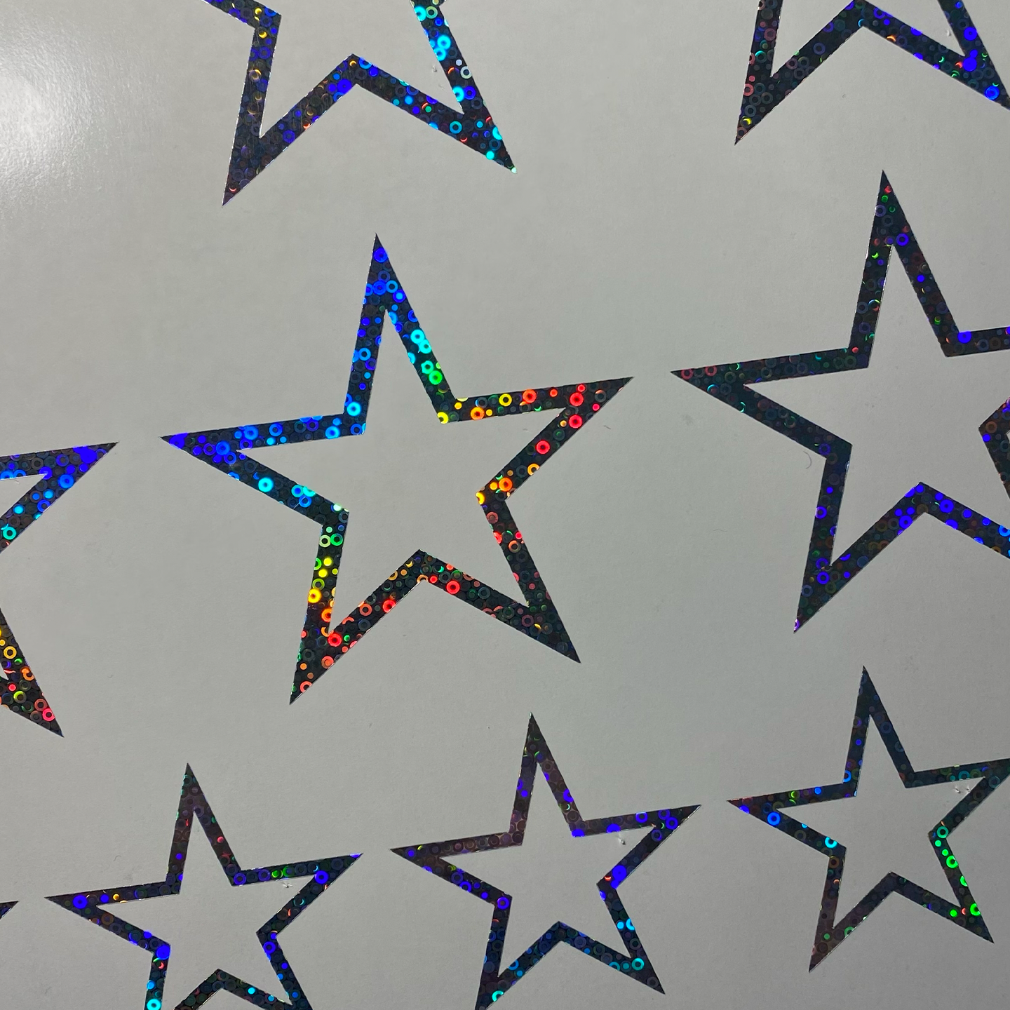 Holographic Star Stickers