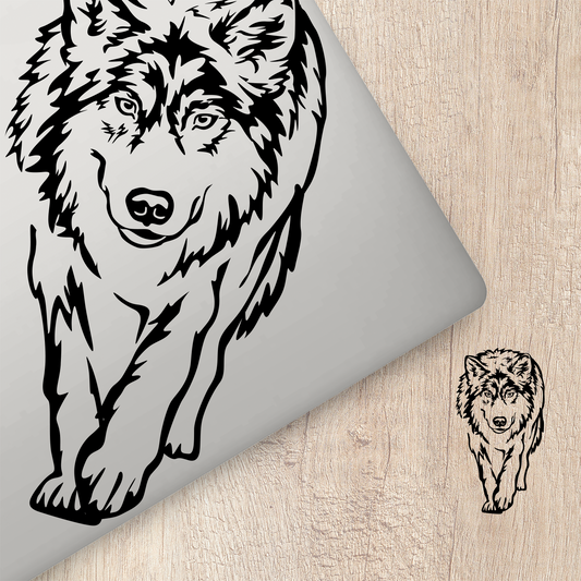 Wolf Prowling Sticker