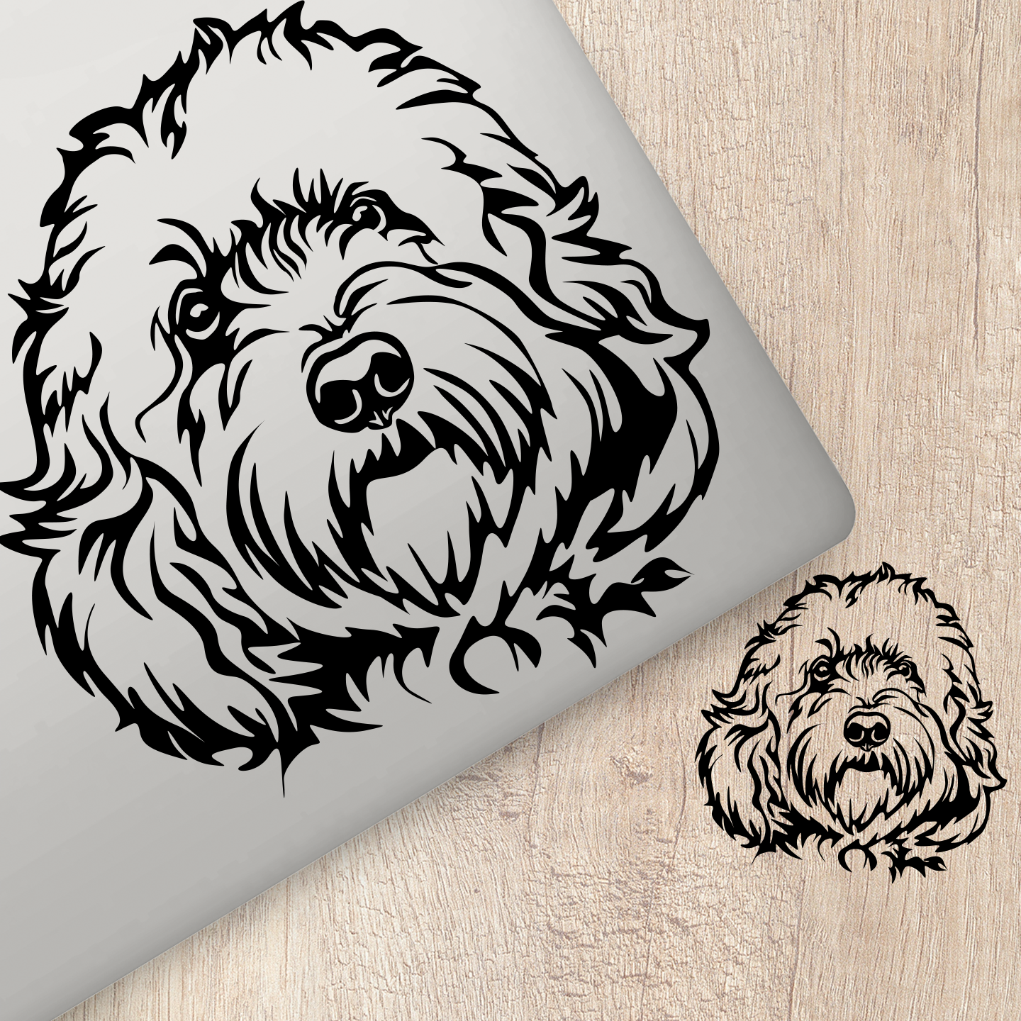 Cockapoo Sticker | Doodle Dog Stickers For Cars Australia – Pet ...
