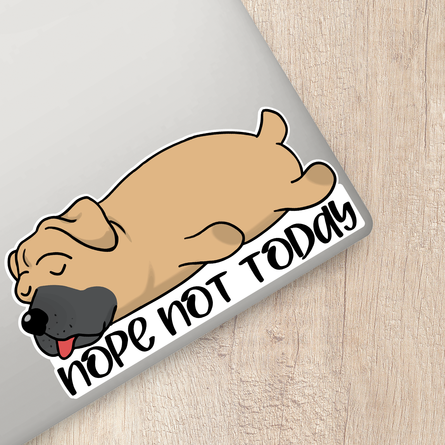 Boerboel Nope Not Today Sticker