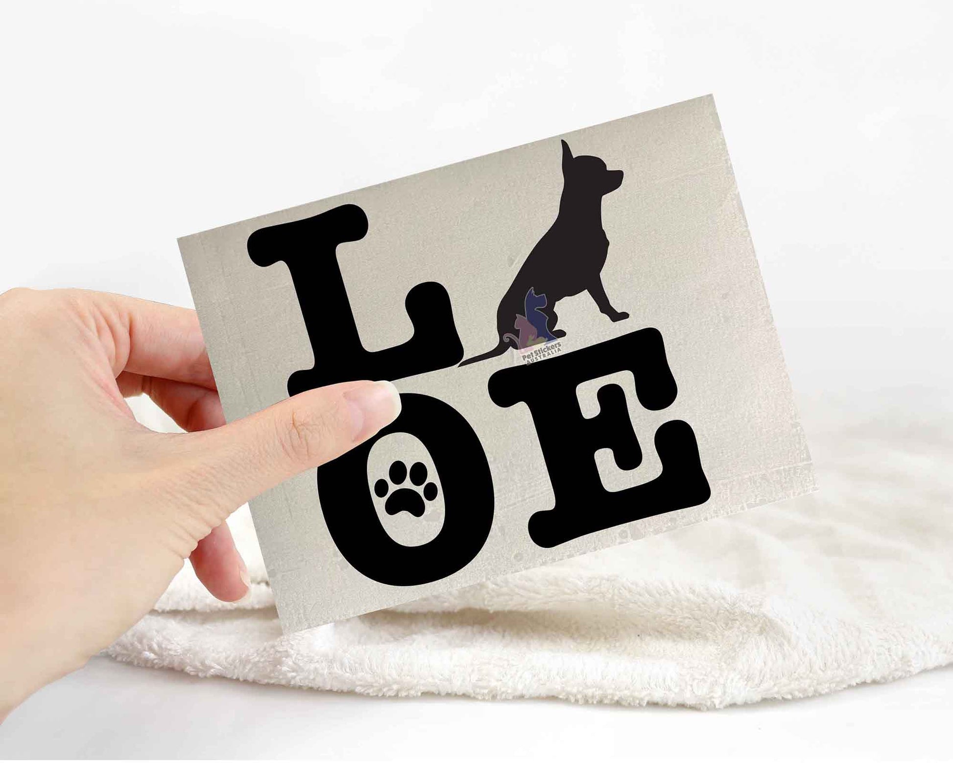 Chihuahua Love Sticker