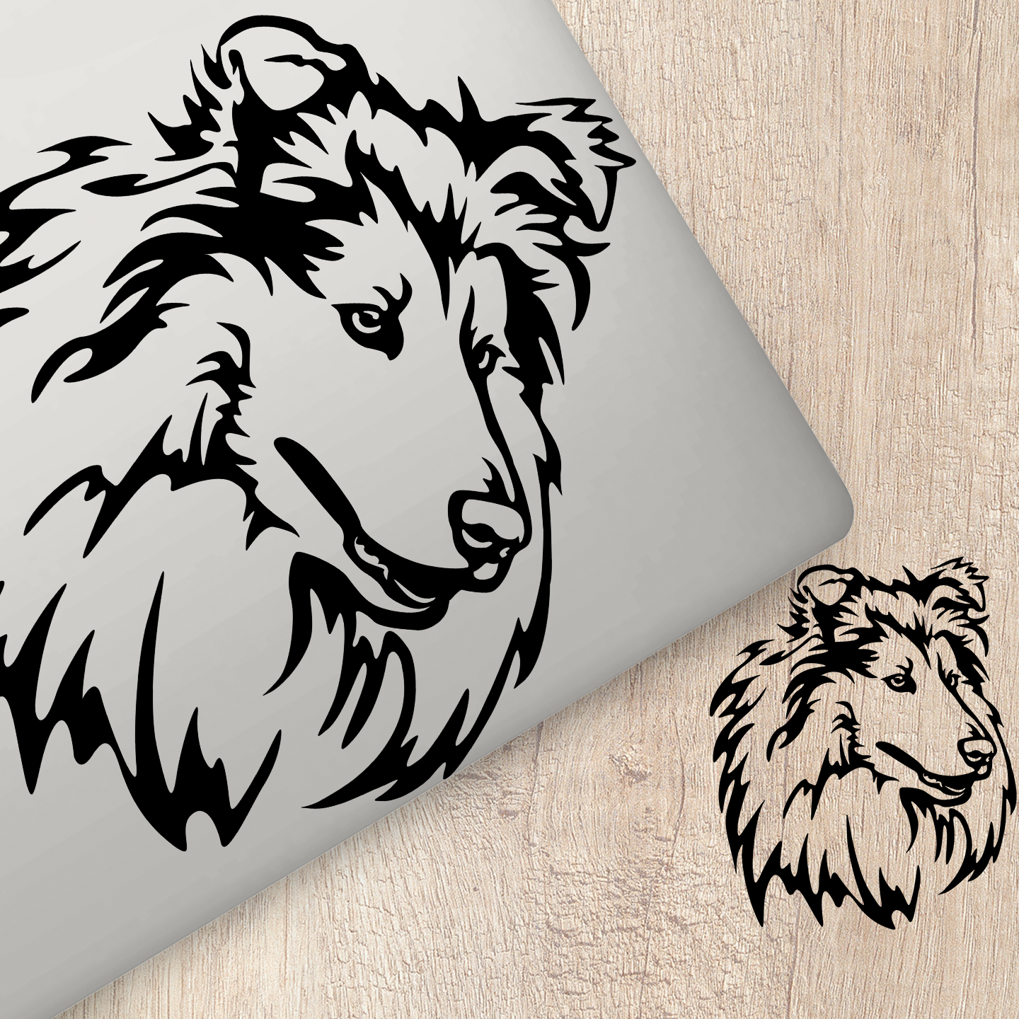 Rough Collie Sticker