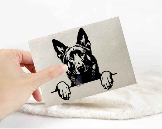 White Swiss Shepherd Sticker