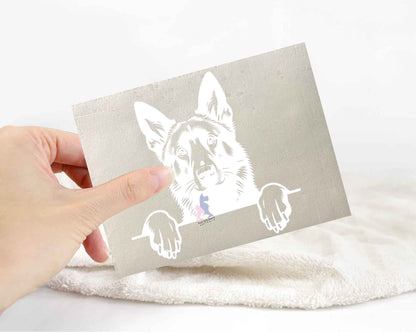 White Swiss Shepherd Sticker