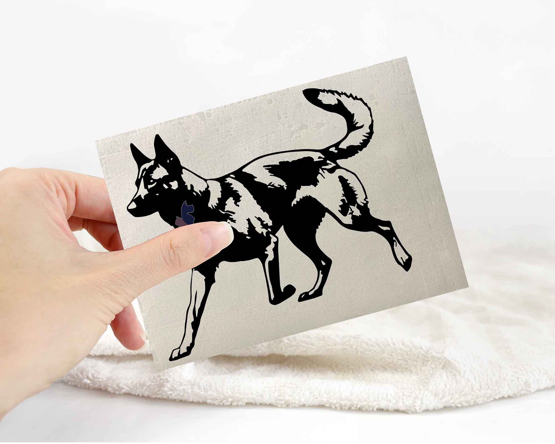 Malinois Silhouette Stickers