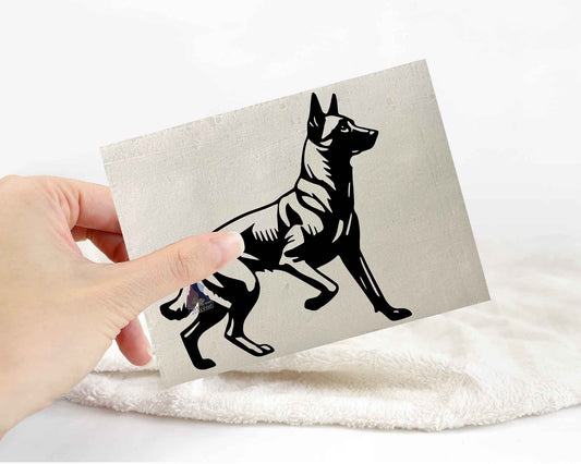 Malinois Silhouette Stickers