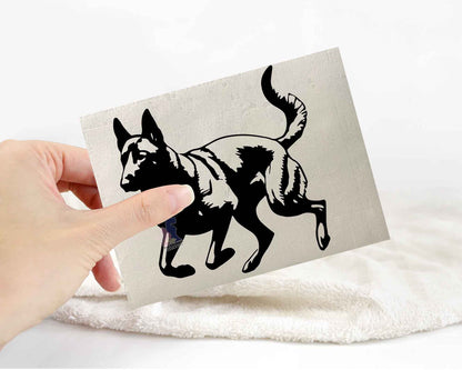 Malinois Silhouette Stickers