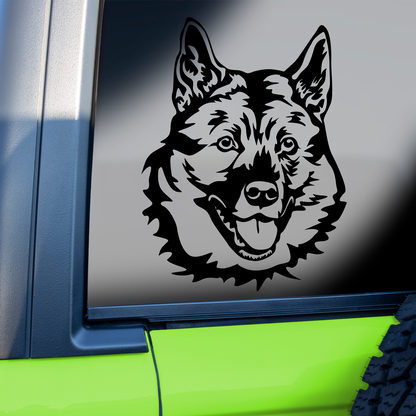 Norwegian Elkhound Sticker