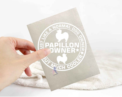 Papillon Owner But Cooler Sticker