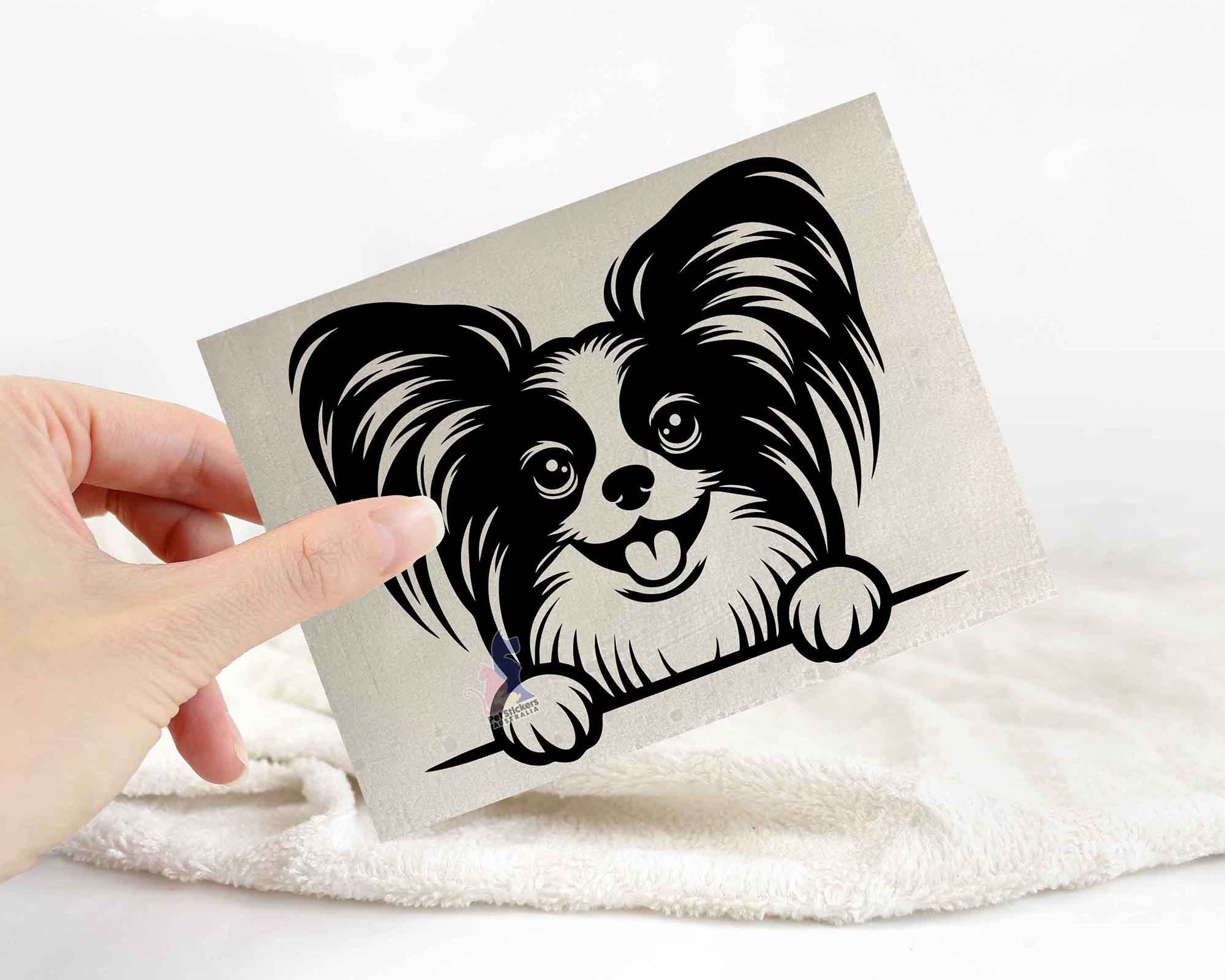 Papillon Sticker | Dog Stickers For Cars Australia – Pet Stickers Australia