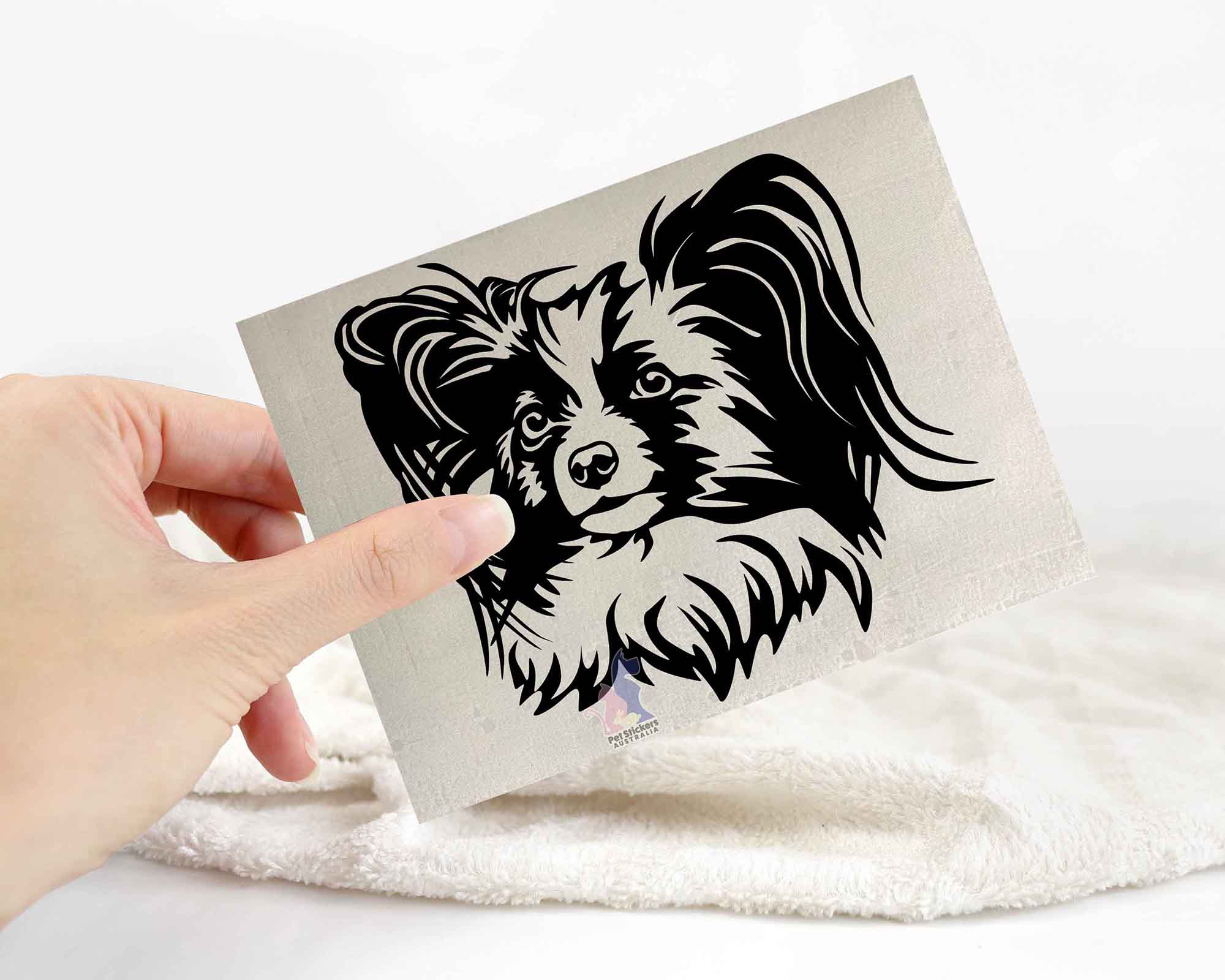 Papillon Sticker | Dog Stickers For Cars Australia – Pet Stickers Australia