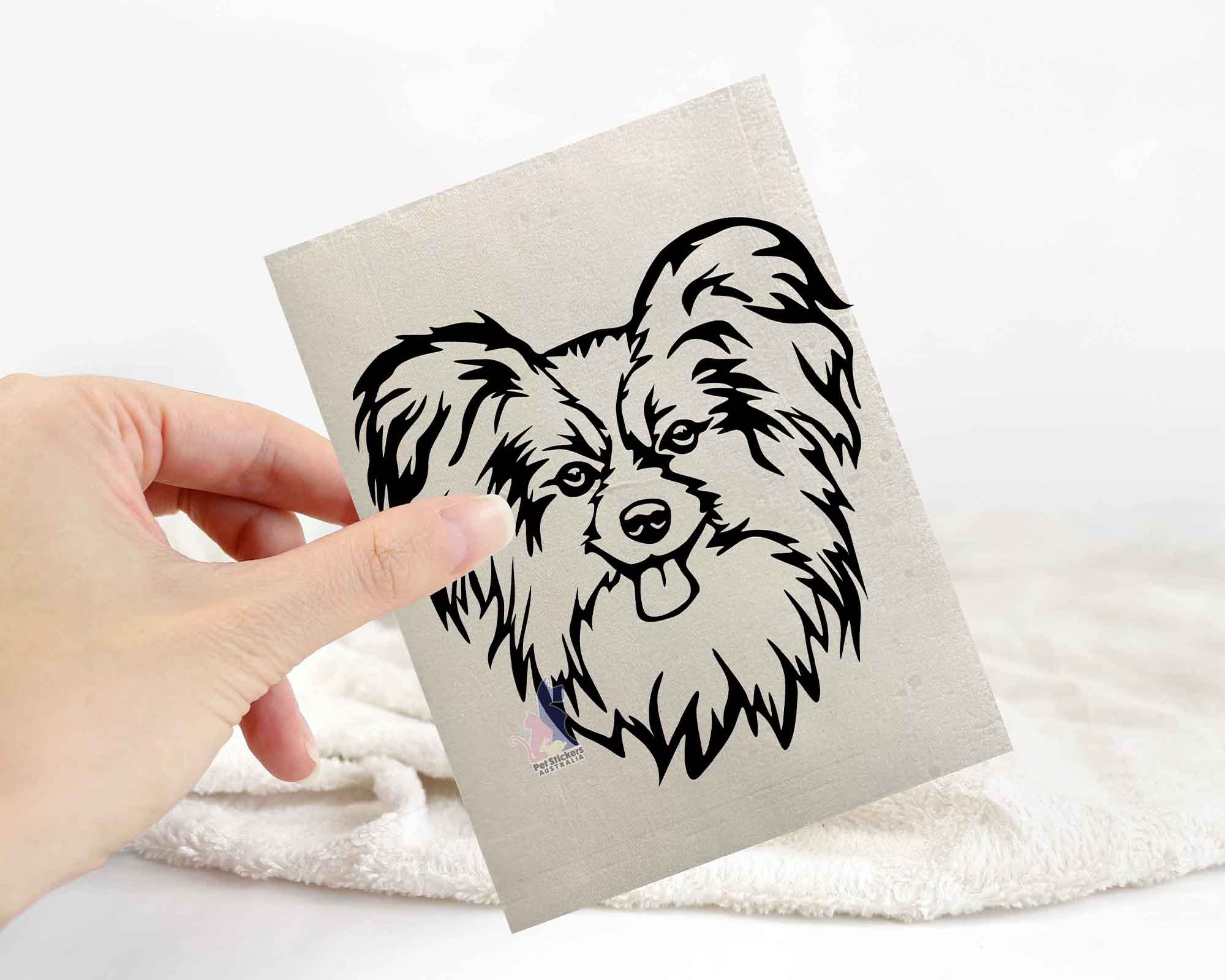 Papillon Sticker | Dog Stickers For Cars Australia – Pet Stickers Australia
