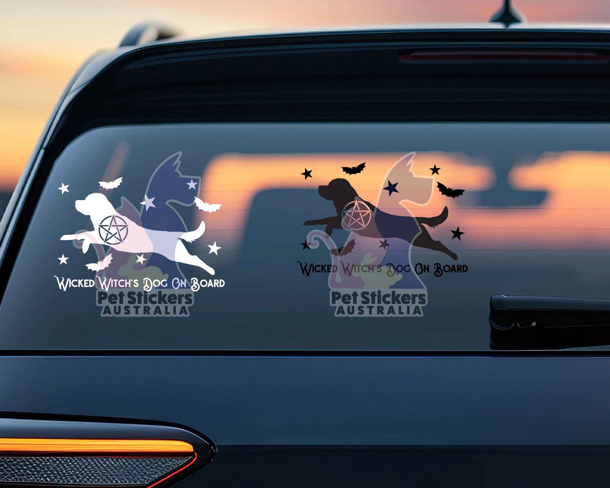 Wicked Witch's Dog On Board Rottweiler Sticker