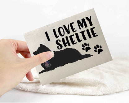 I Love My Sheltie Sticker