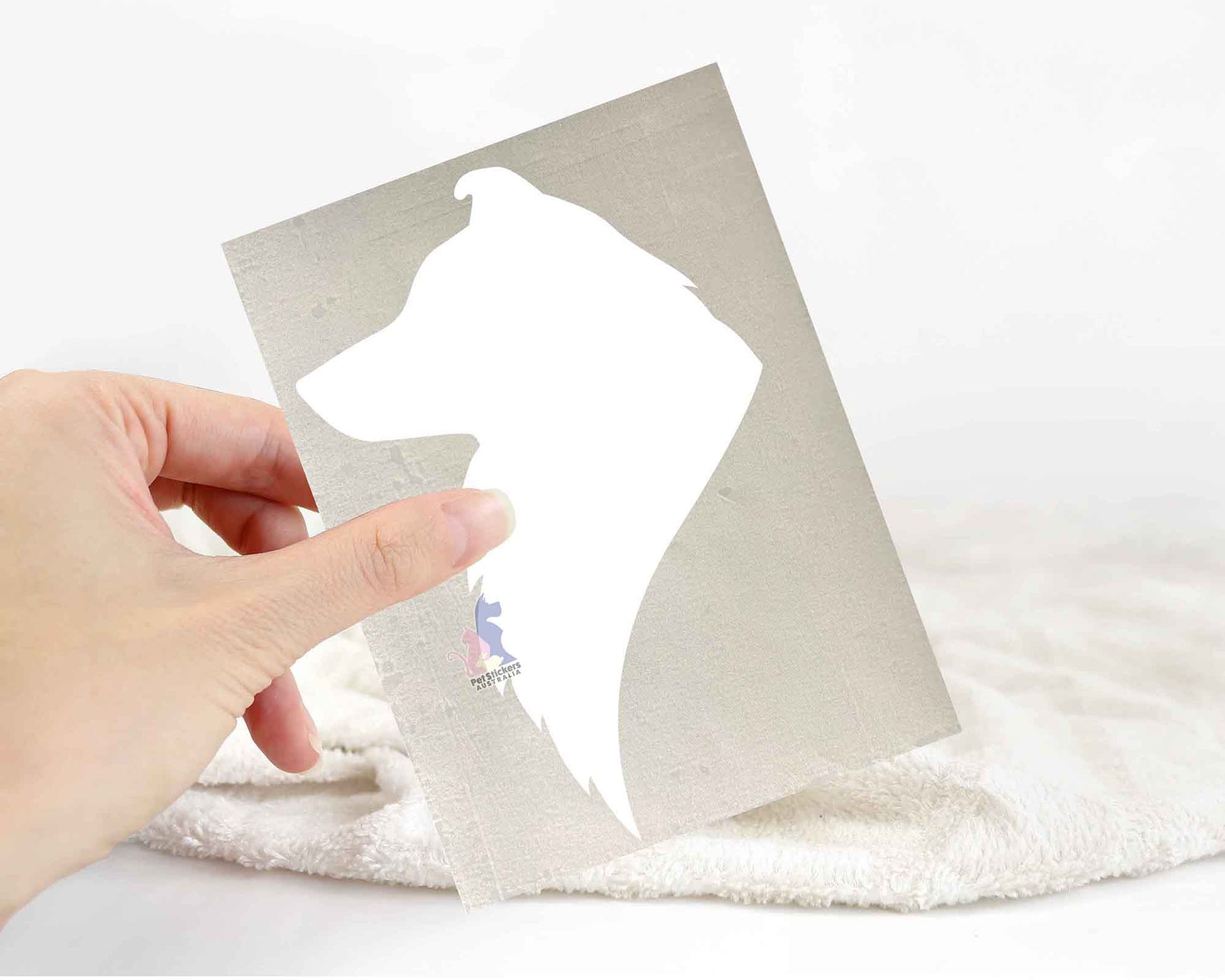 Shetland Sheepdog Silhouette Stickers