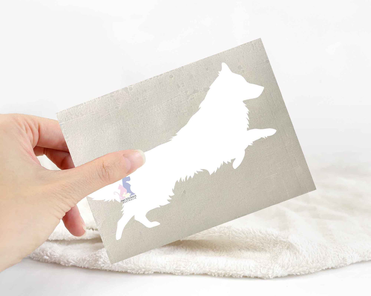 Shetland Sheepdog Silhouette Stickers