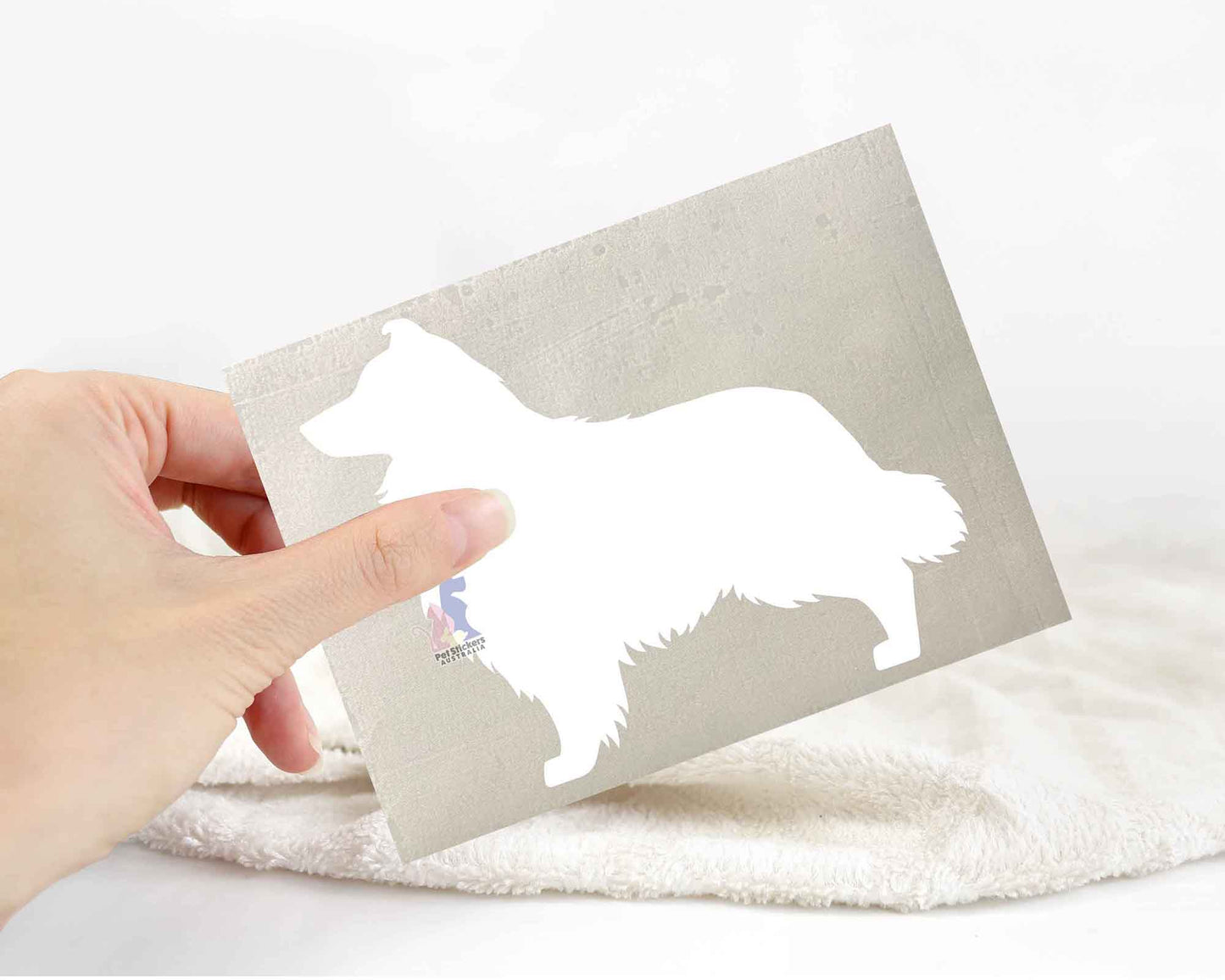 Shetland Sheepdog Silhouette Stickers