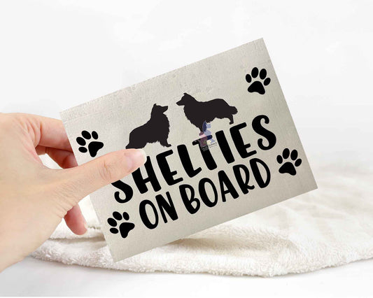 Shelties On Board Sticker