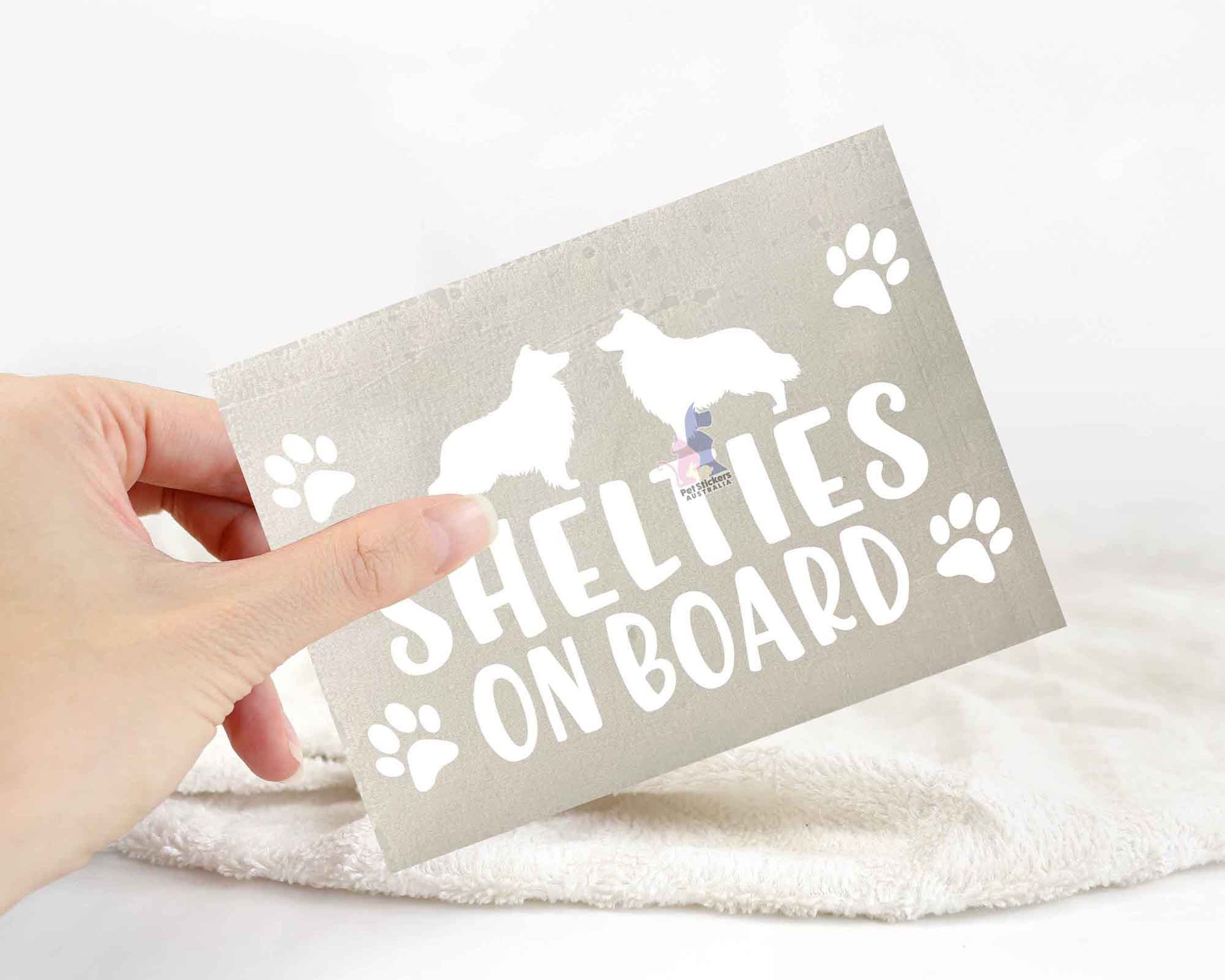 Shelties On Board Sticker