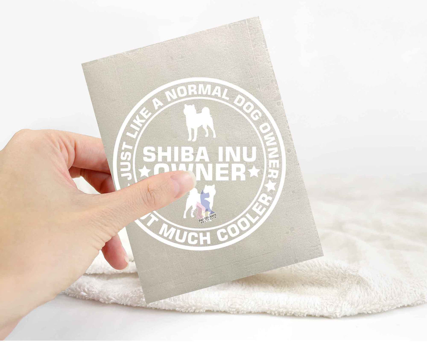 Shiba Inu Dog Owner But Cooler Sticker