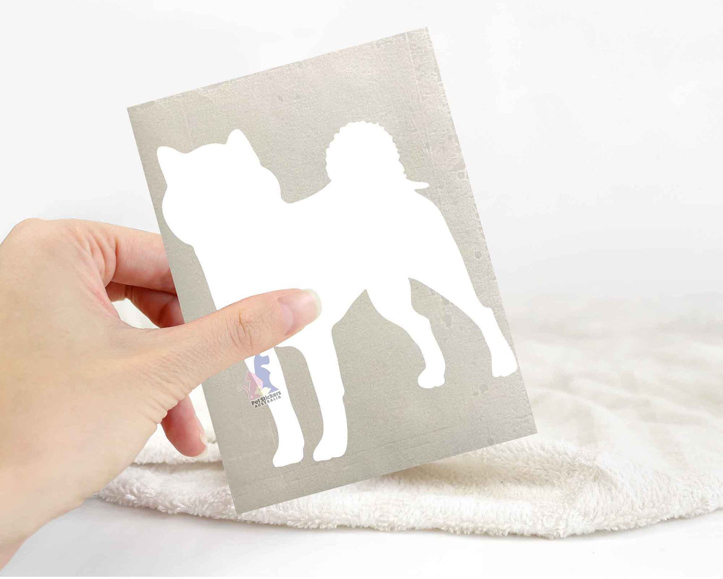 Shiba Inu Silhouette Stickers