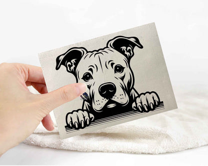 Staf Sticker Staffordshire Bull Terrier Owner Sticker | Dog Stickers For Cars – Pet ...