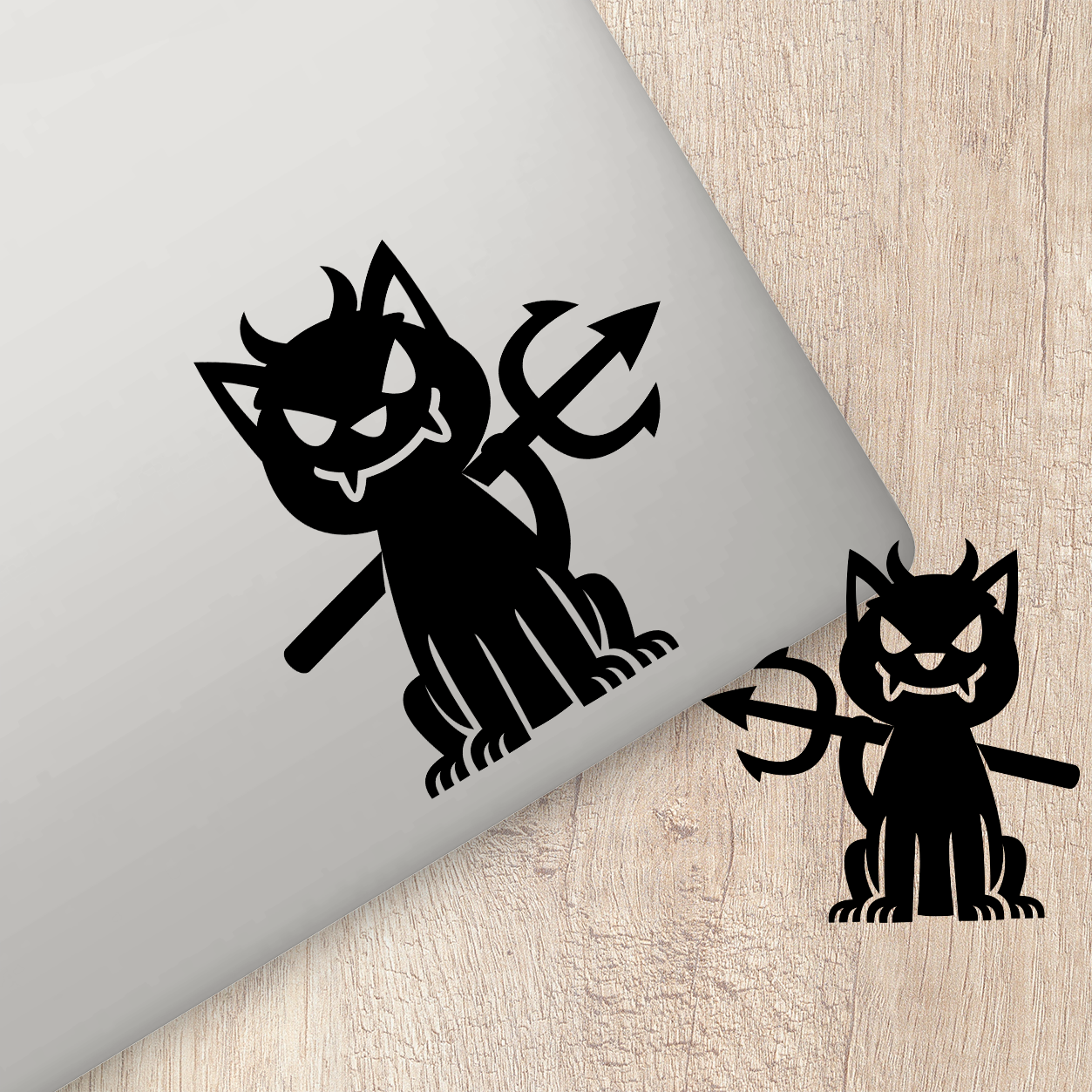Halloween Devil Cats Stickers | Stickers Made In Australia – Pet ...