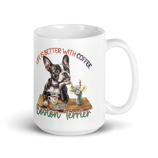 Coffee And My Boston Terrier Mug