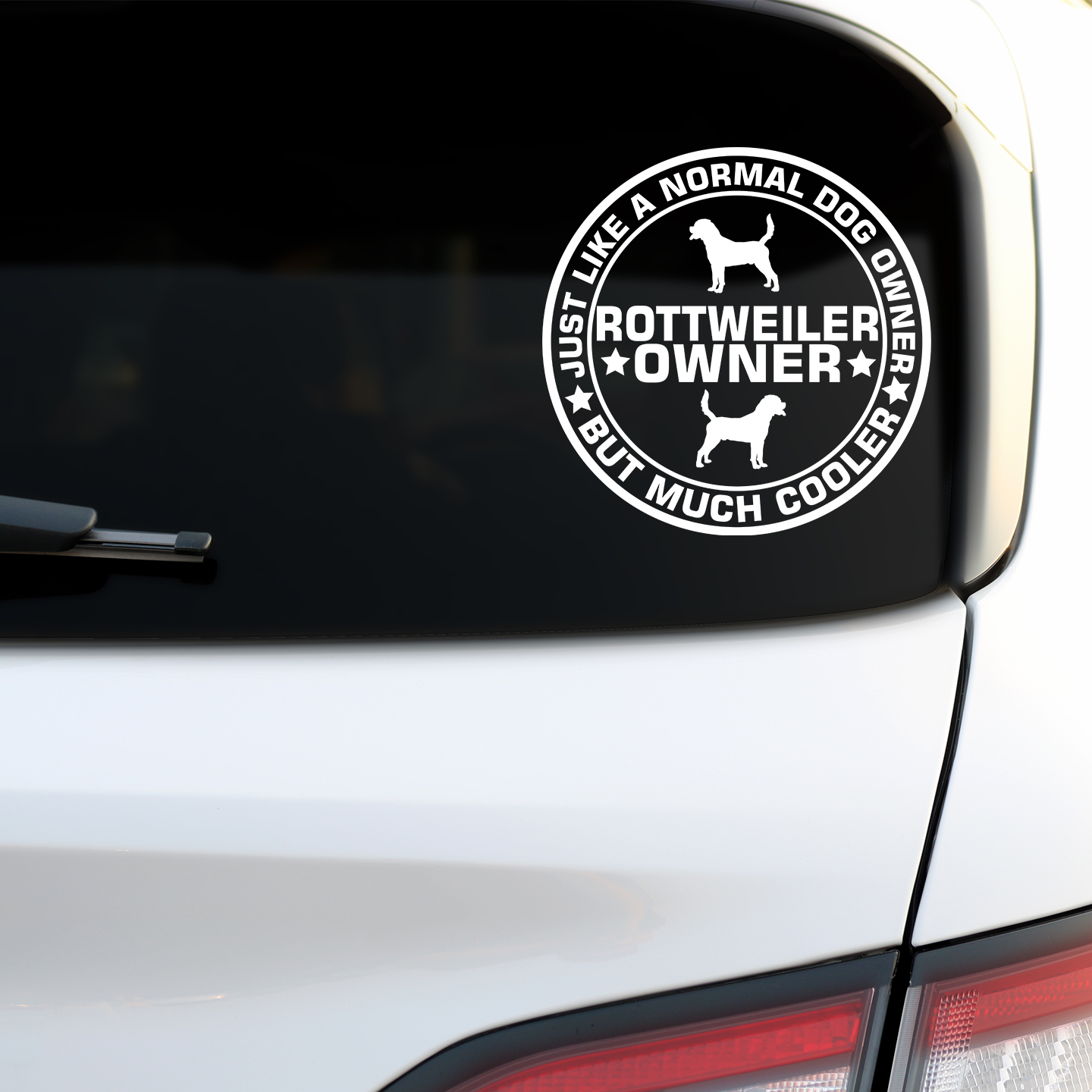 Rottweiler Owner Sticker