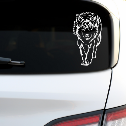 Wolf Prowling Sticker