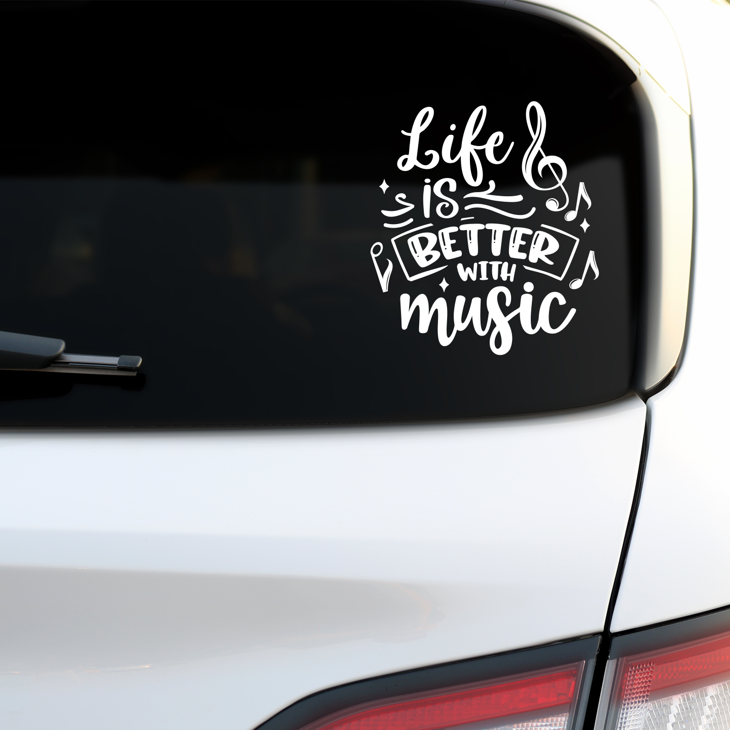 Life Is Better With Music Sticker