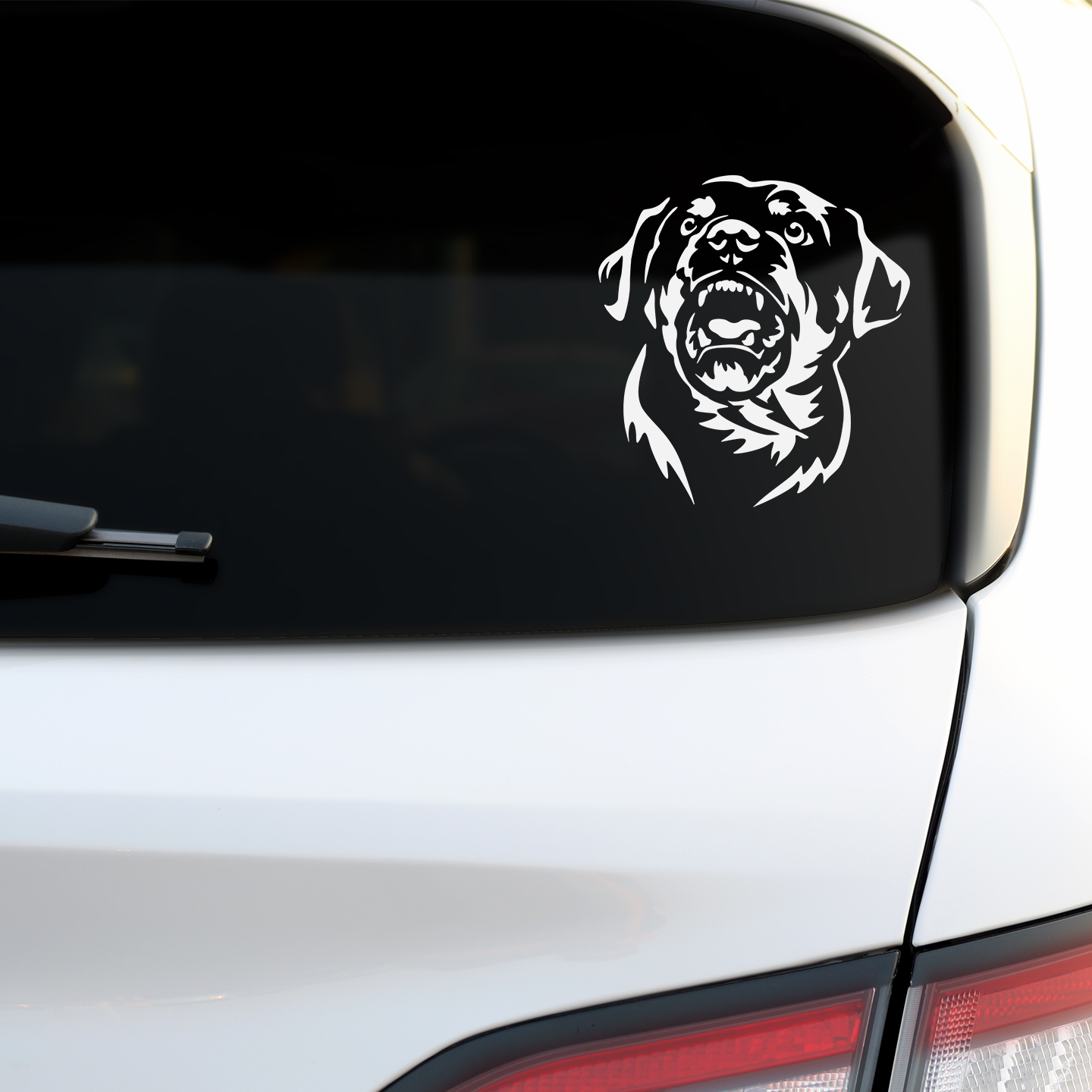 Angry Rottweiler Sticker