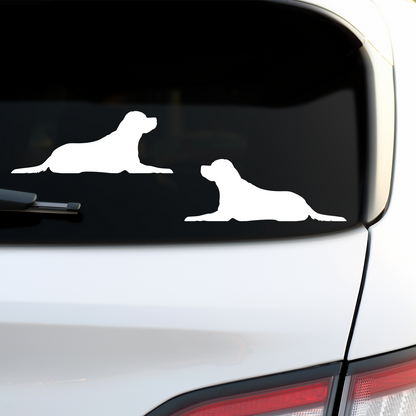 Rottweiler Silhouette Stickers