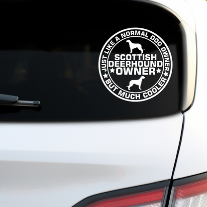 Scottish Deerhound Owner Sticker