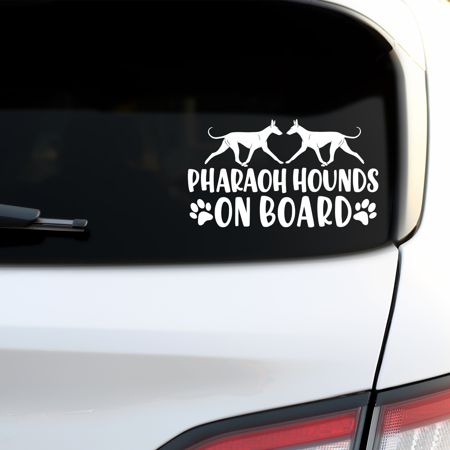 Pharaoh Hounds On Board Sticker