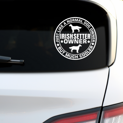 Irish Setter Owner Sticker