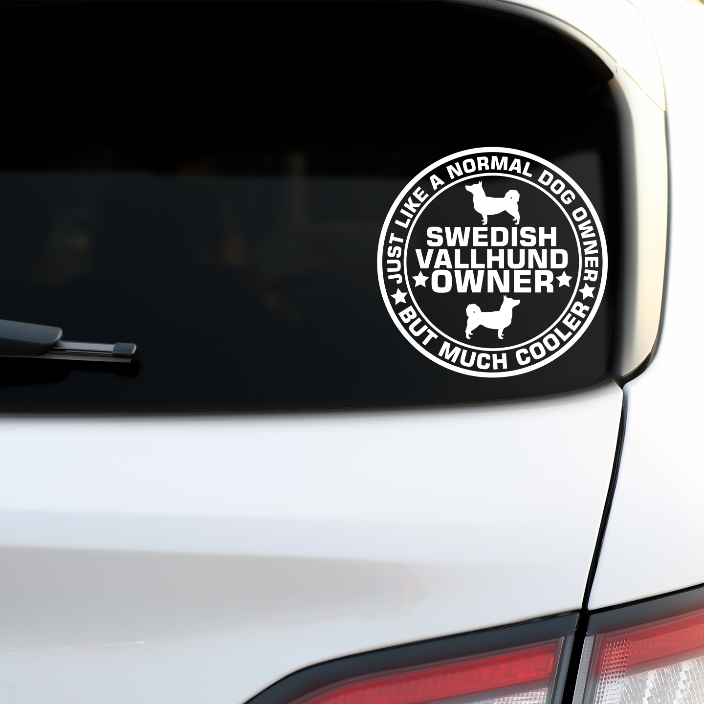 Swedish Vallhund Owner Sticker